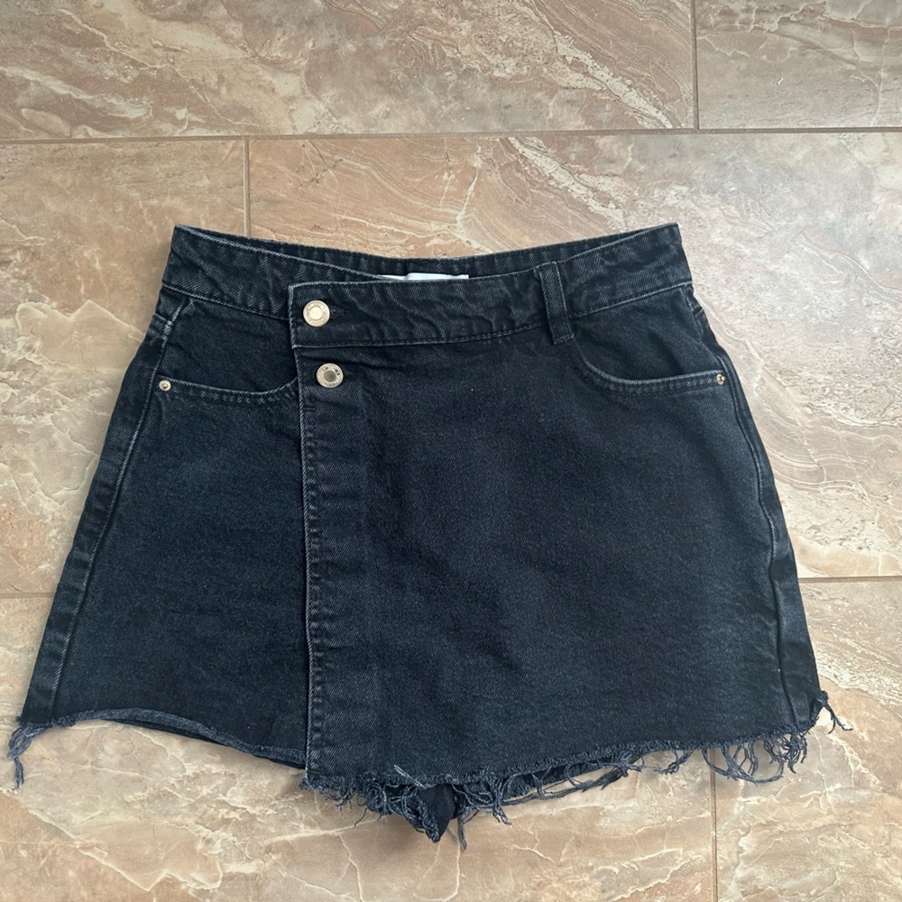 Small, Dark Denim Skort